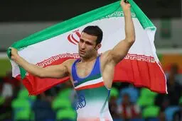 کسب مدال برنز وزن ۵۷ کیلوگرم کشتی آزاد المپیک توسط حسن رحیمی