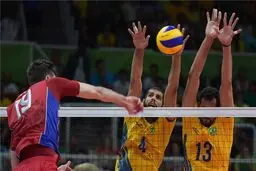 تیم ملی والیبال برزیل حریف ایتالیا در دیدار نهایی شد/ شاگردان رزنده از روسیه انتقام گرفتند