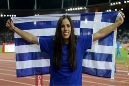 دونده یونانی به مدال طلای پرش با نیزه بانوان دست یافت
