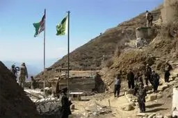 مرز افغانستان و پاکستان در 