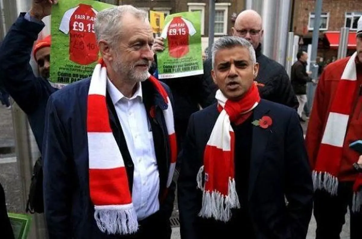 "صادق خان" خواستار برکناری "کوربین" از ریاست حزب کارگر شد