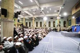 ائمه جماعات مساجد استان تهران با رهبر انقلاب دیدار کردند