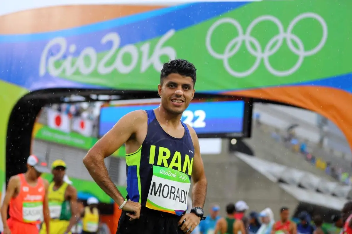 مرادی در دوی ماراتن در رتبه ۱۲۹ قرار گرفت