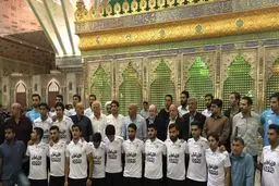 استقلالی‌ها با حضور در حرم امام راحل با سیدحسن خمینی دیدار کردند + عکس