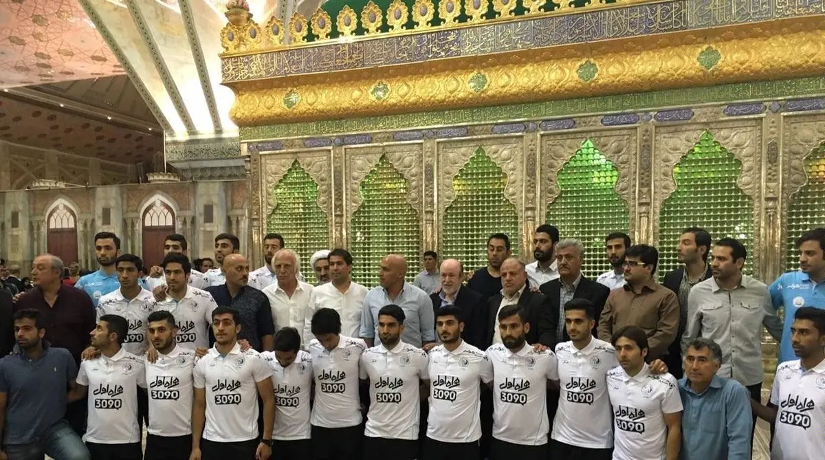 استقلالی‌ها با حضور در حرم امام راحل با سیدحسن خمینی دیدار کردند + عکس