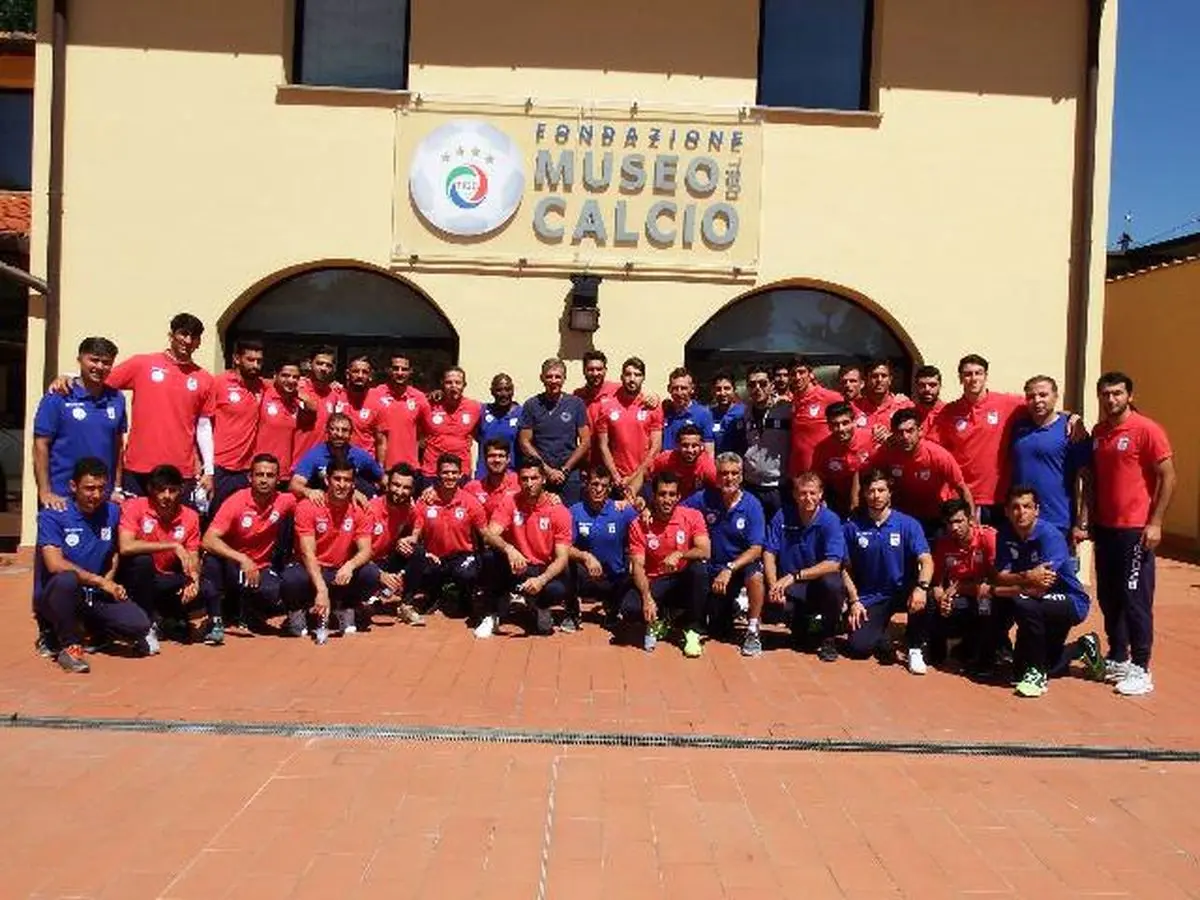 اعضای تیم ملی از موزه فوتبال ایتالیا بازدید کردند + عکس