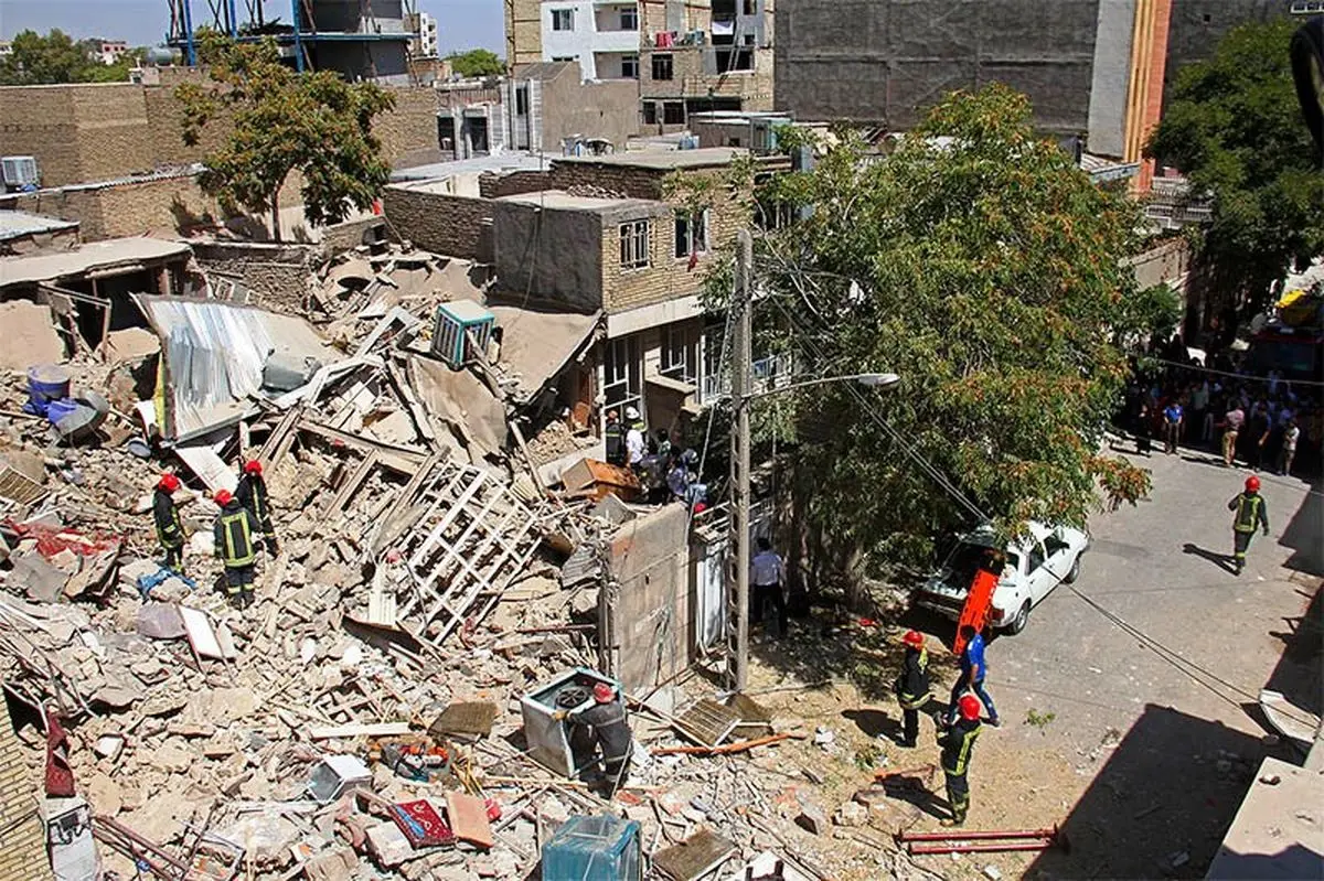 ۶ کشته و ۸ زخمی در انفجار گاز در اهواز/ عملیات جستجو پایان یافت