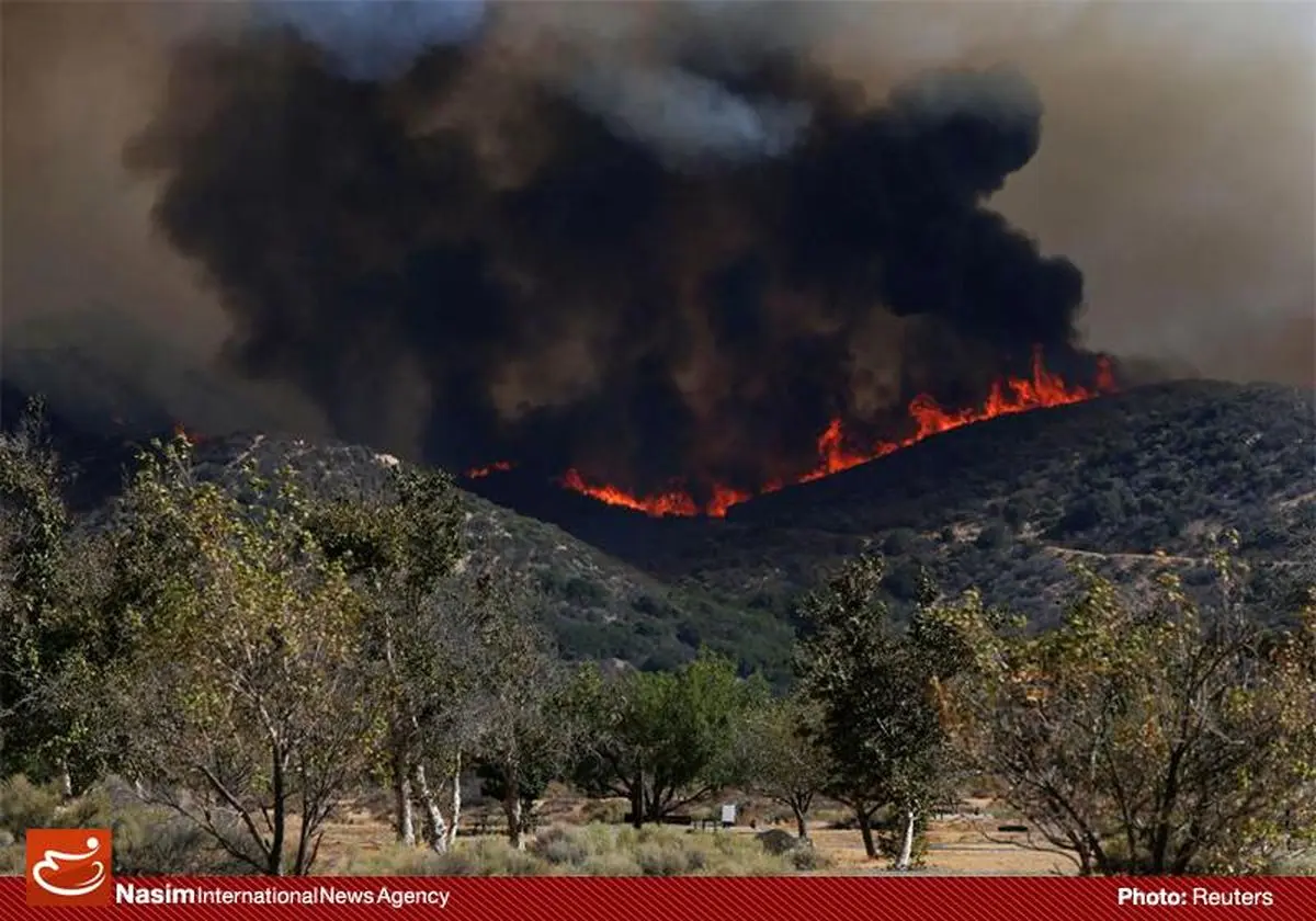 مراتع طبیعی شازند در آتش سوخت