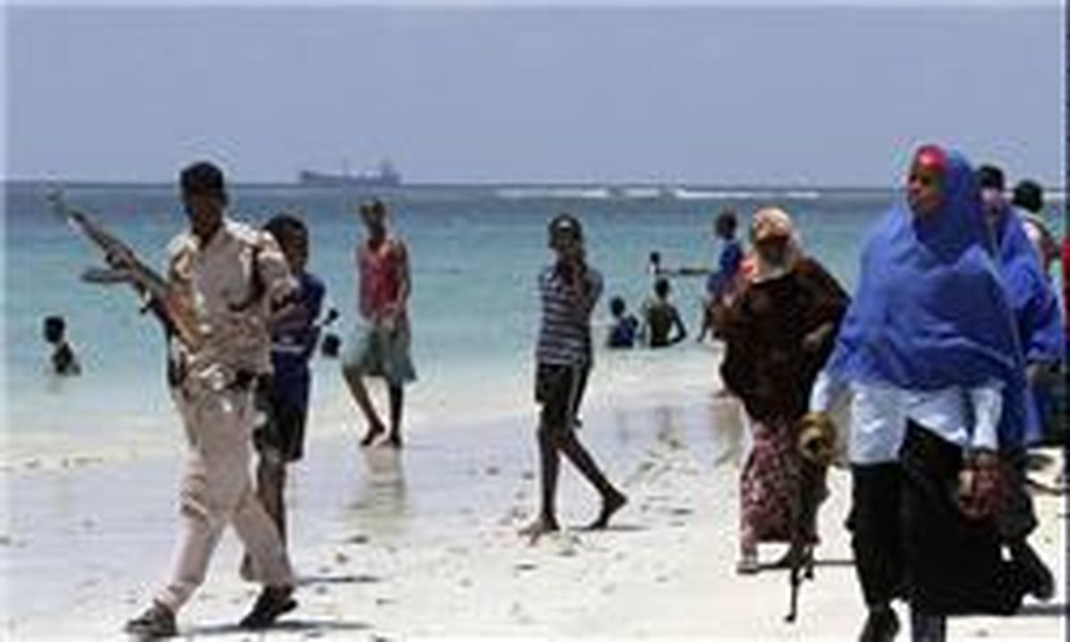 انفجار و تیراندازی در سواحل توریستی پایتخت سومالی