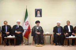 متن کامل سخنان رئیس‌جمهور در دیدار اعضای هیات دولت با رهبر معظم انقلاب