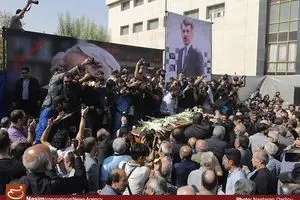 مراسم تشییع پیکر مرحوم داوود رشیدی