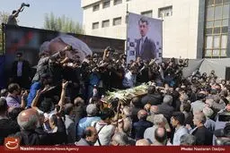 مراسم تشییع پیکر مرحوم داوود رشیدی