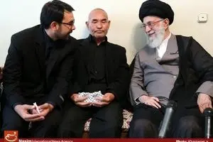 دیدار خانواده جانباز شهید رجب محمدزاده با رهبر معظم انقلاب