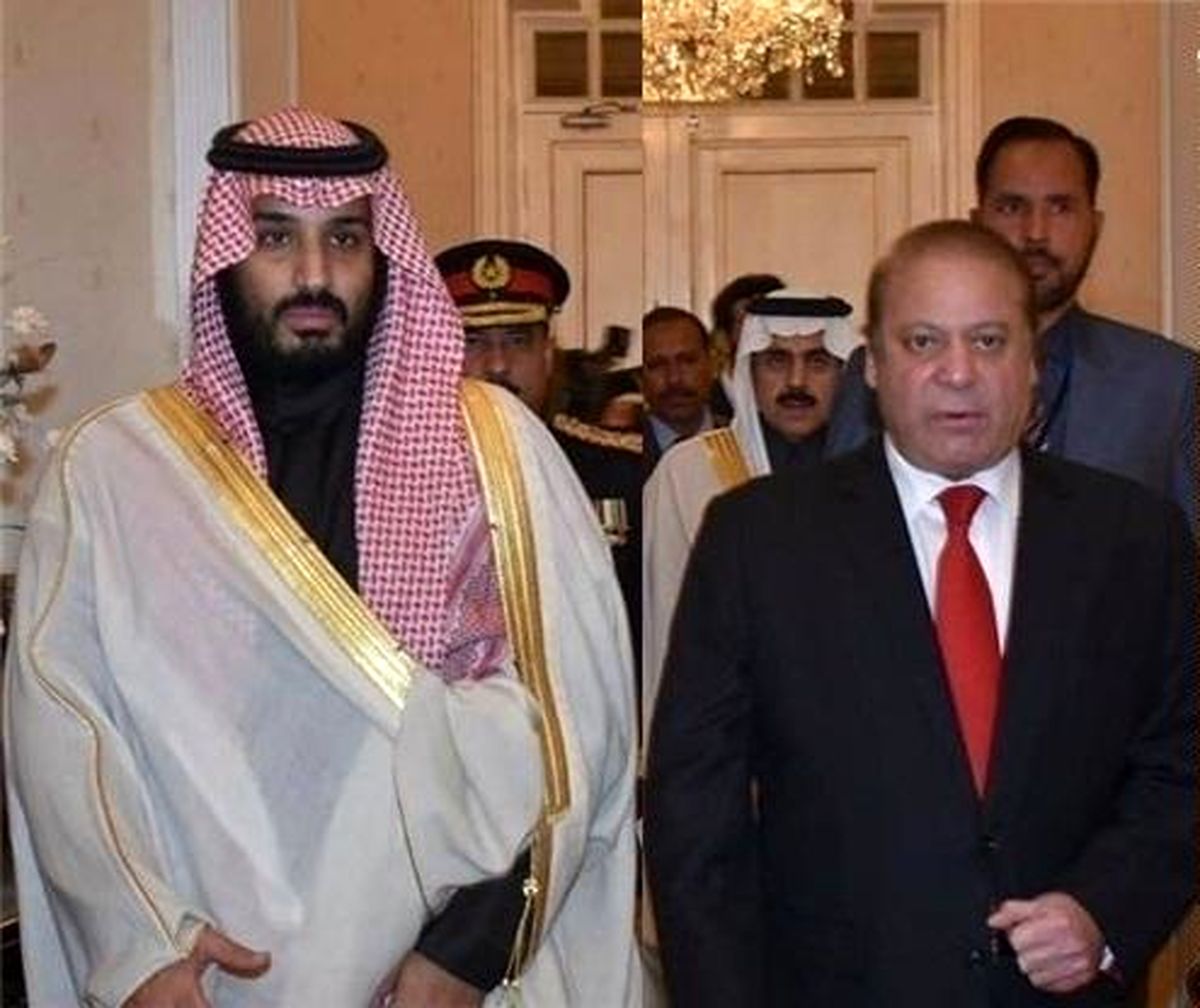 دیدار وزیر دفاع عربستان با نخست وزیر پاکستان