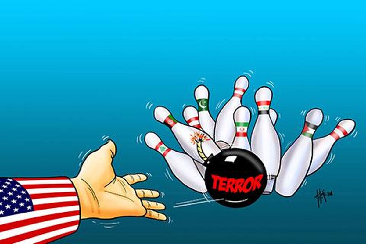 برپایی نمایشگاه "کارتون تروریسم جهانی" در مترو
