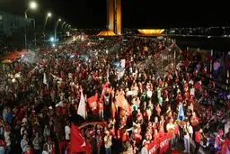درگیری پلیس برزیل با هواداران 