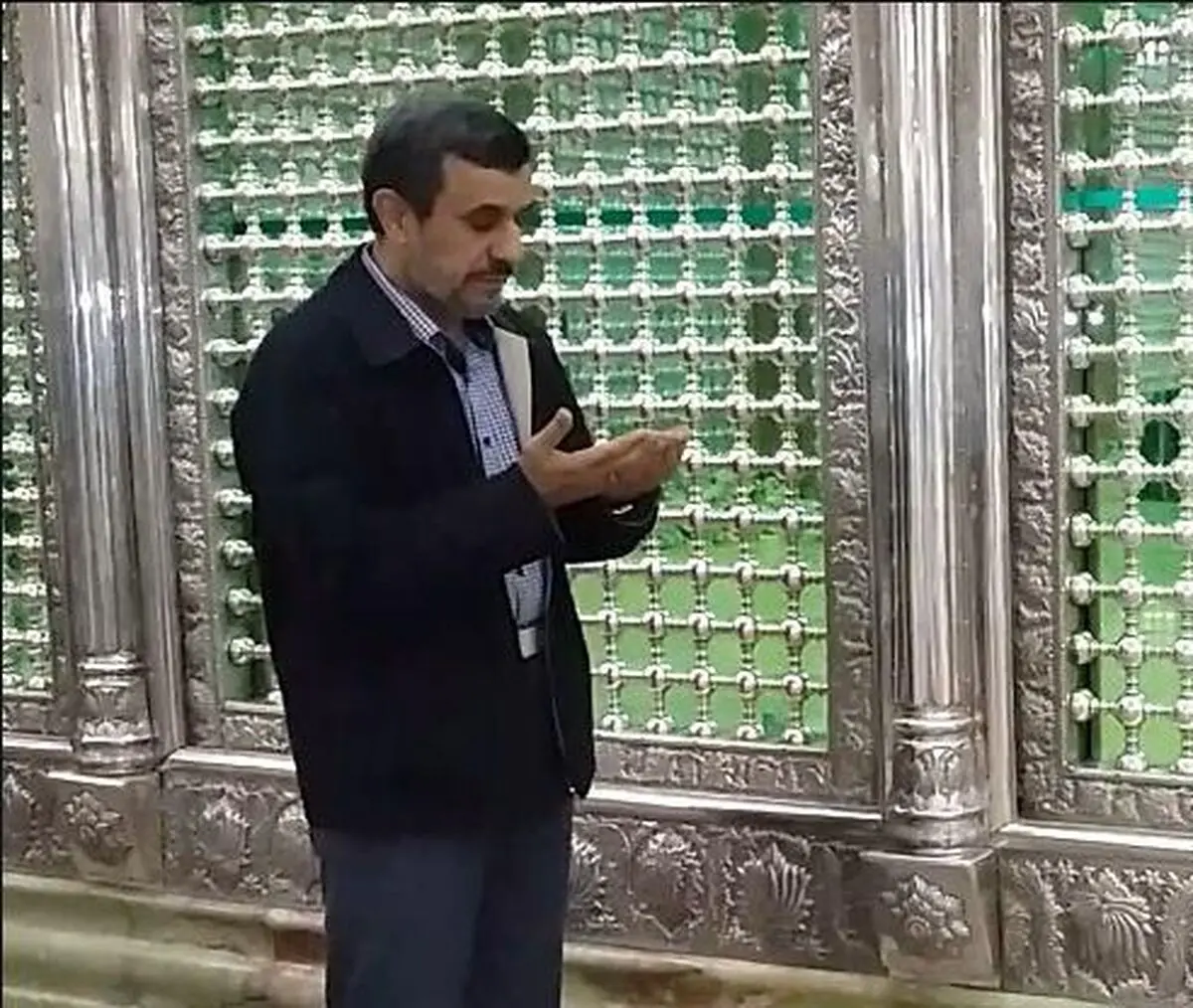 حضور احمدی‌نژاد در مرقد امام خمینی (ره) +تصاویر
