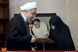 دیدار رئیس‌جمهور با خانواده شهدا و جانبازان