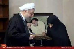 دیدار رئیس‌جمهور با خانواده شهدا و جانبازان