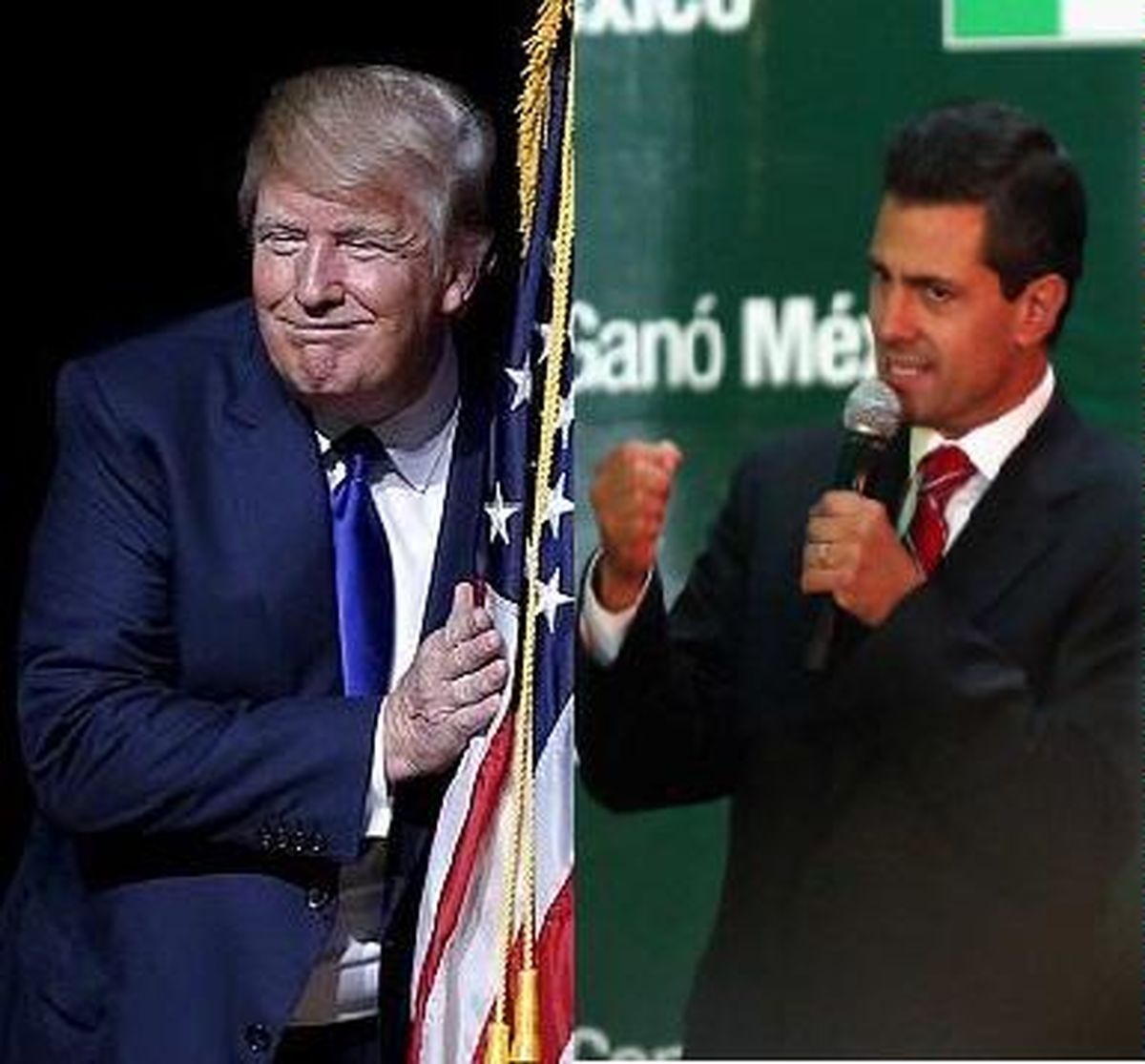 دیدار "دونالد ترامپ" با رئیس‌جمهور مکزیک در "مکزیکوسیتی"