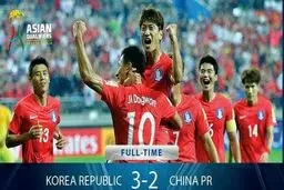 پیروزی کره‌جنوبی مقابل چین