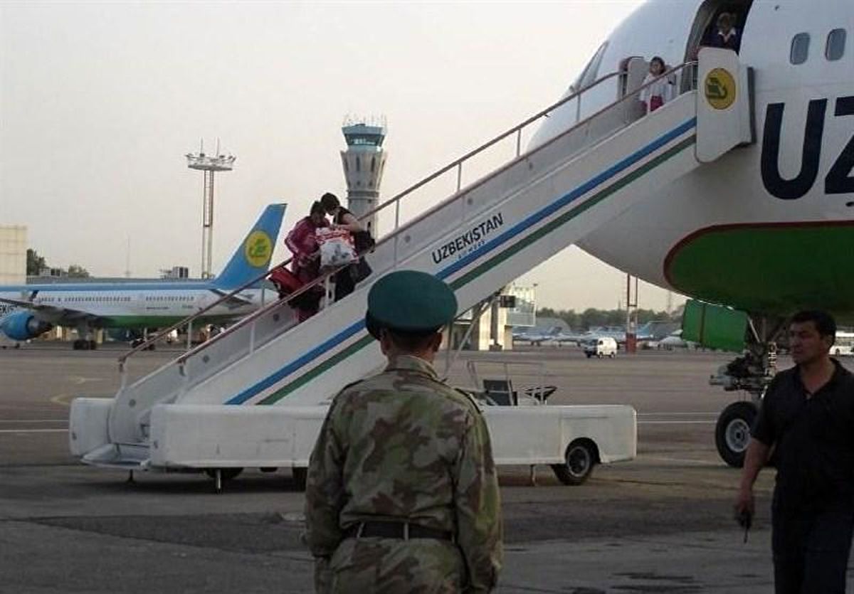 تدابیر امنیتی در فرودگاه "تاشکند" در پی مرگ "اسلام کریم اف"