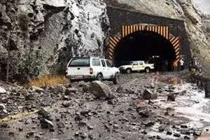 ورود دادستانی به حادثه ریزش تونل در جاده چالوس