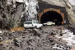 ورود دادستانی به حادثه ریزش تونل در جاده چالوس