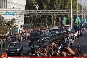 مراسم تشییع رئیس‌جمهور ازبکستان