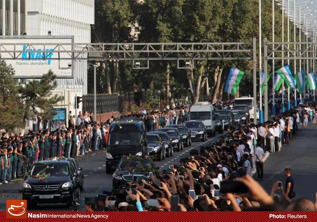 مراسم تشییع رئیس‌جمهور ازبکستان