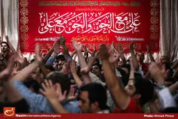 پرچم اهدایی حرم امیرالمؤمنین(ع) به هیئات رونمایی شد