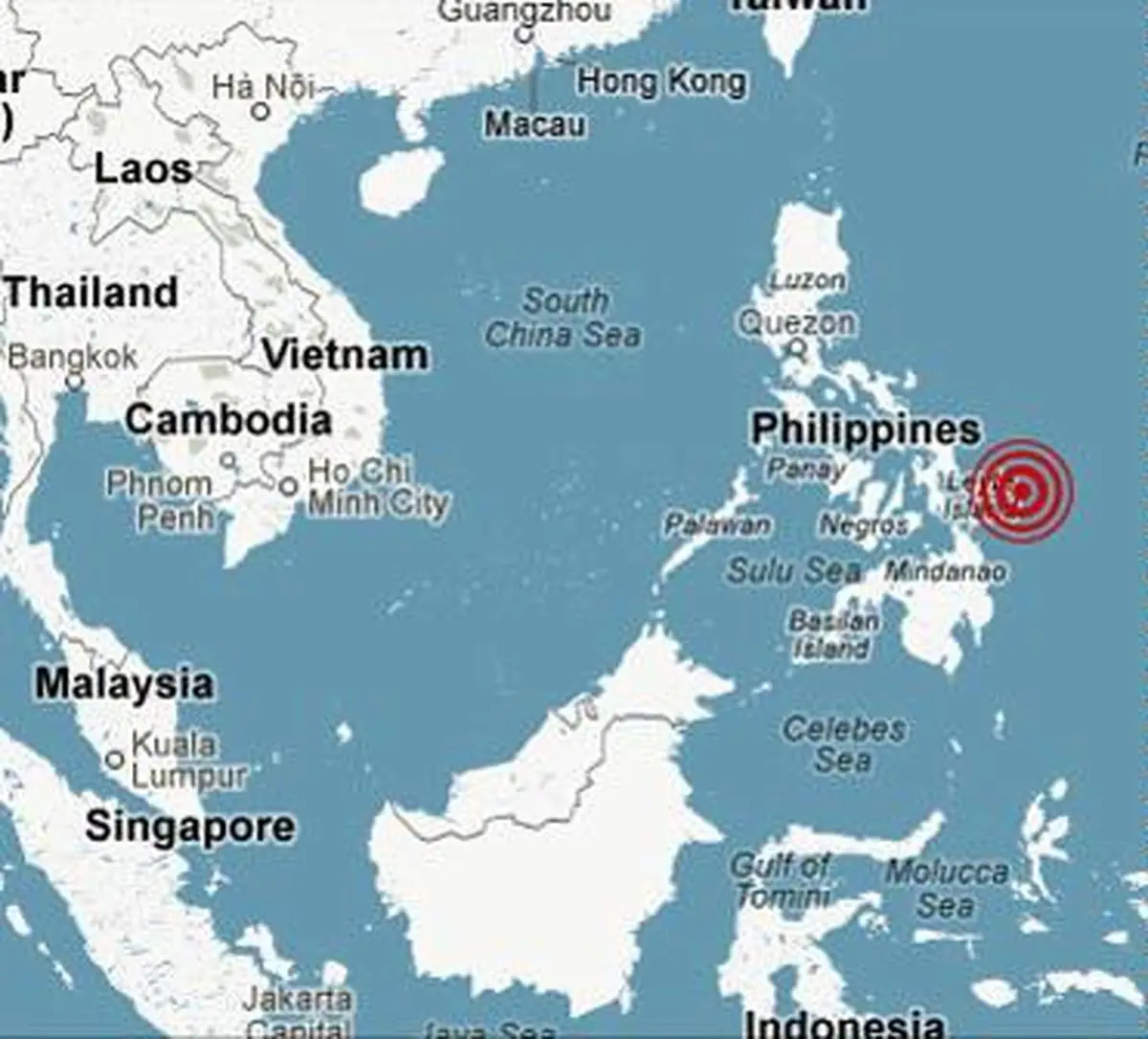 زلزله‎ ۶.۱ریشتری جنوب فیلیپین را لرزاند