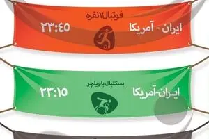 جدول زمانبندی مسابقات نمایندگان ایران در 