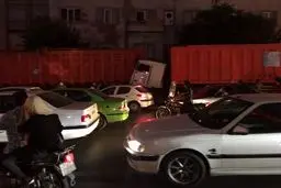 تصادف تریلرهای حمل زباله در چهارراه کالج +تصویر