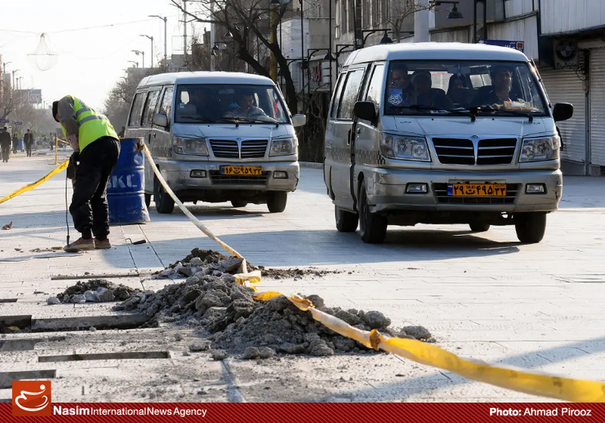 بازگشایی معابر پیاده راه ۱۷ شهریور