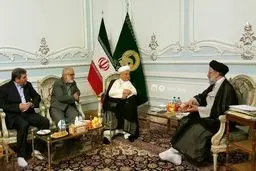 هاشمی رفسنجانی با تولیت آستان قدس رضوی دیدار کرد ‌+ عکس