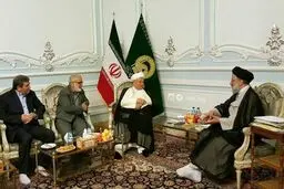 هاشمی رفسنجانی با تولیت آستان قدس رضوی دیدار کرد ‌+ عکس