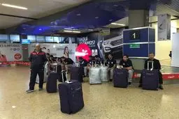 تیم ملی فوتسال پس از ۳۲ ساعت به کلمبیا رسید