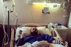 عبدالرضا هلالی در بیمارستان