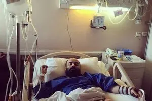 عبدالرضا هلالی در بیمارستان