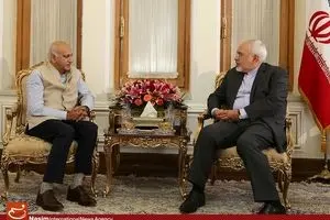 دیدار مشاور وزیر خارجه هندوستان با محمد جواد ظریف