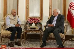 دیدار مشاور وزیر خارجه هندوستان با محمد جواد ظریف