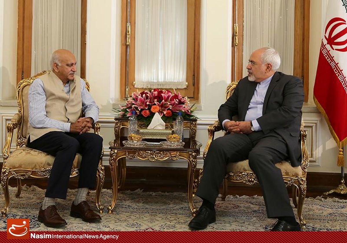 دیدار مشاور وزیر خارجه هندوستان با محمد جواد ظریف
