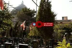 عکس خبری :: آماده سازی امامزاده علی اکبر چیذر برای محرم