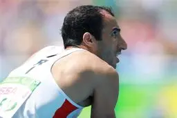 احمد اجاقلو در دوی صد متر پنجم شد و از صعود بازماند