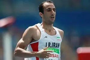 اجاقلو در فینال دوی ۱۰۰ متر پارالمپیک