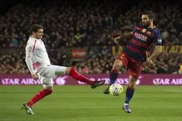 شکست خانگی بارسلونا مقابل آلاوز در غیاب مسی