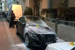 ۲۸ خودرو در استانبول به آتش کشیده شد