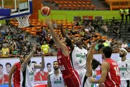 پیروزی تیم ملی بسکتبال ایران مقابل عراق