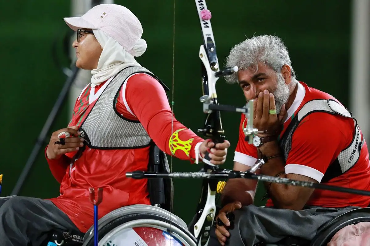 سومین نقره برای کاروان منا/ نایب قهرمانی تیم میکس تیراندازی باکمان ایران در پارالمپیک